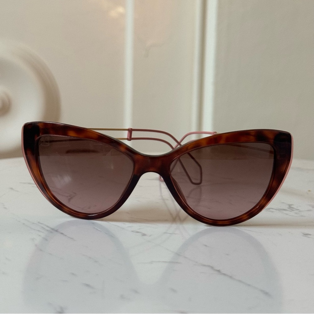 Miu Miu Retro Red Cat Eye Sunglasses